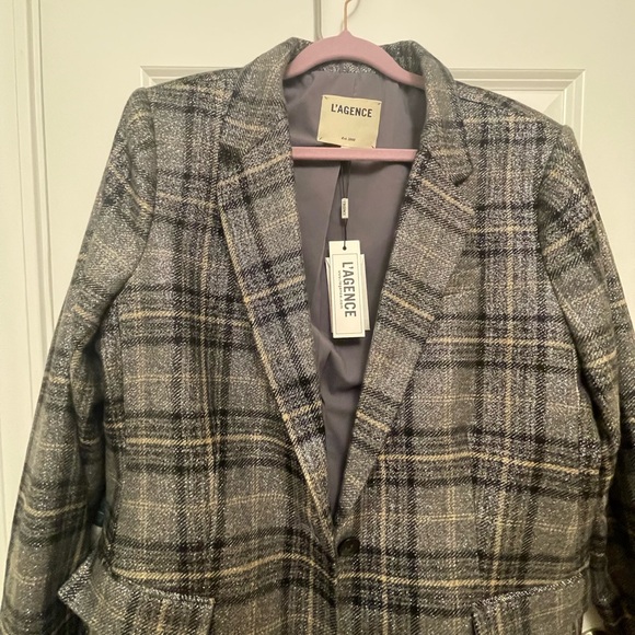 NWT L’Agence Diana Skinny Lapel Blazer - Picture 4 of 8